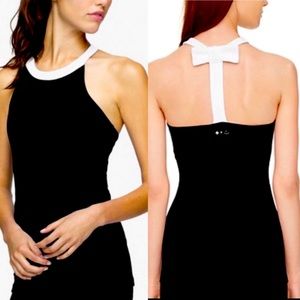 Kate Spade Beyond Yoga T Back Bow Tank NWT